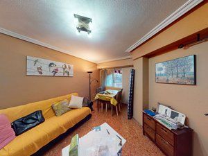 Living room of Flat for sale in Alicante / Alacant  with Air Conditioner, Furnished and Balcony