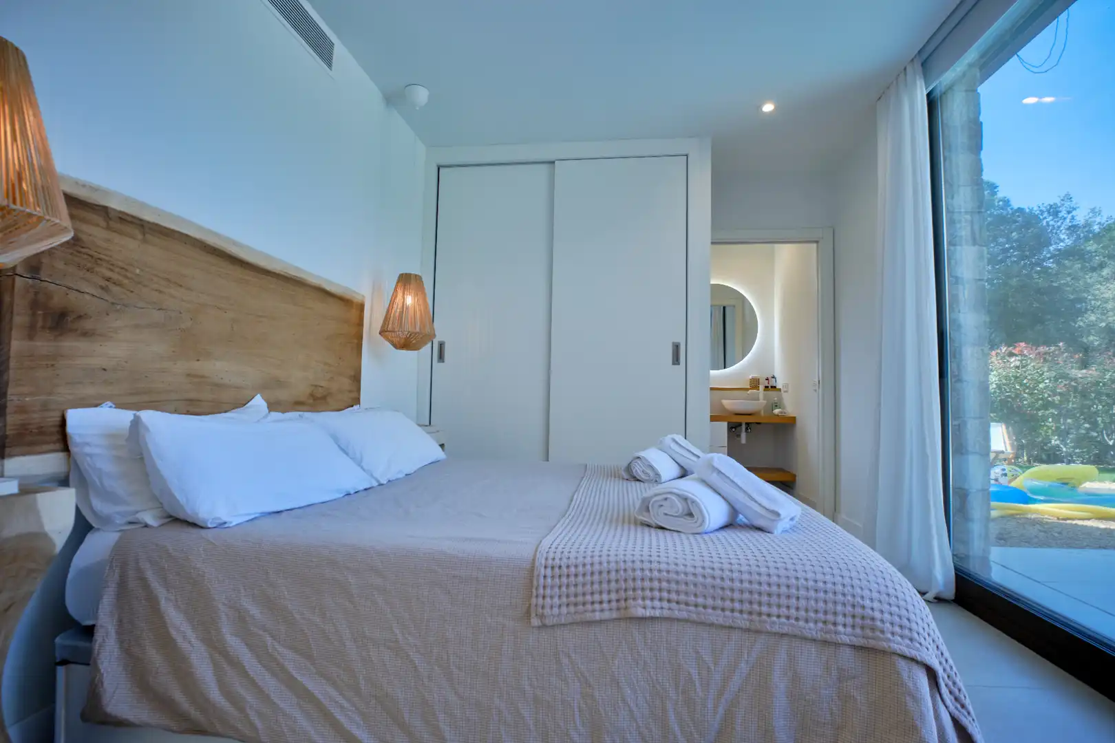 Bedroom of Houses for rent in Mont-ras  with Air Conditioner, Heating and Private garden