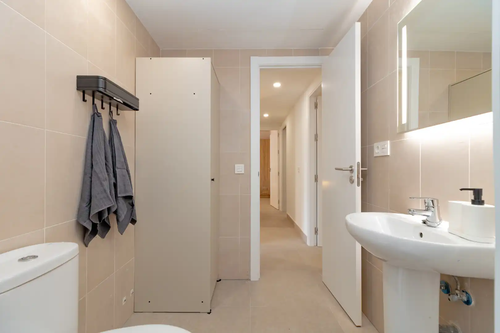 Baño de Piso de alquiler en Málaga con Aire acondicionado, Amueblado y Internet