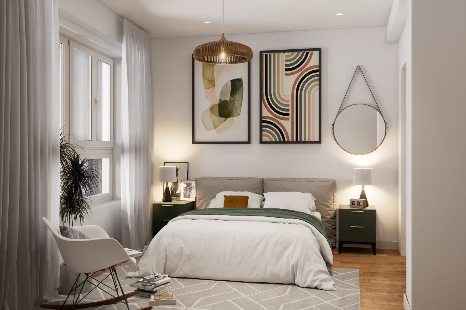 Bedroom of Flat for sale in Granada  with Air Conditioner and Heating