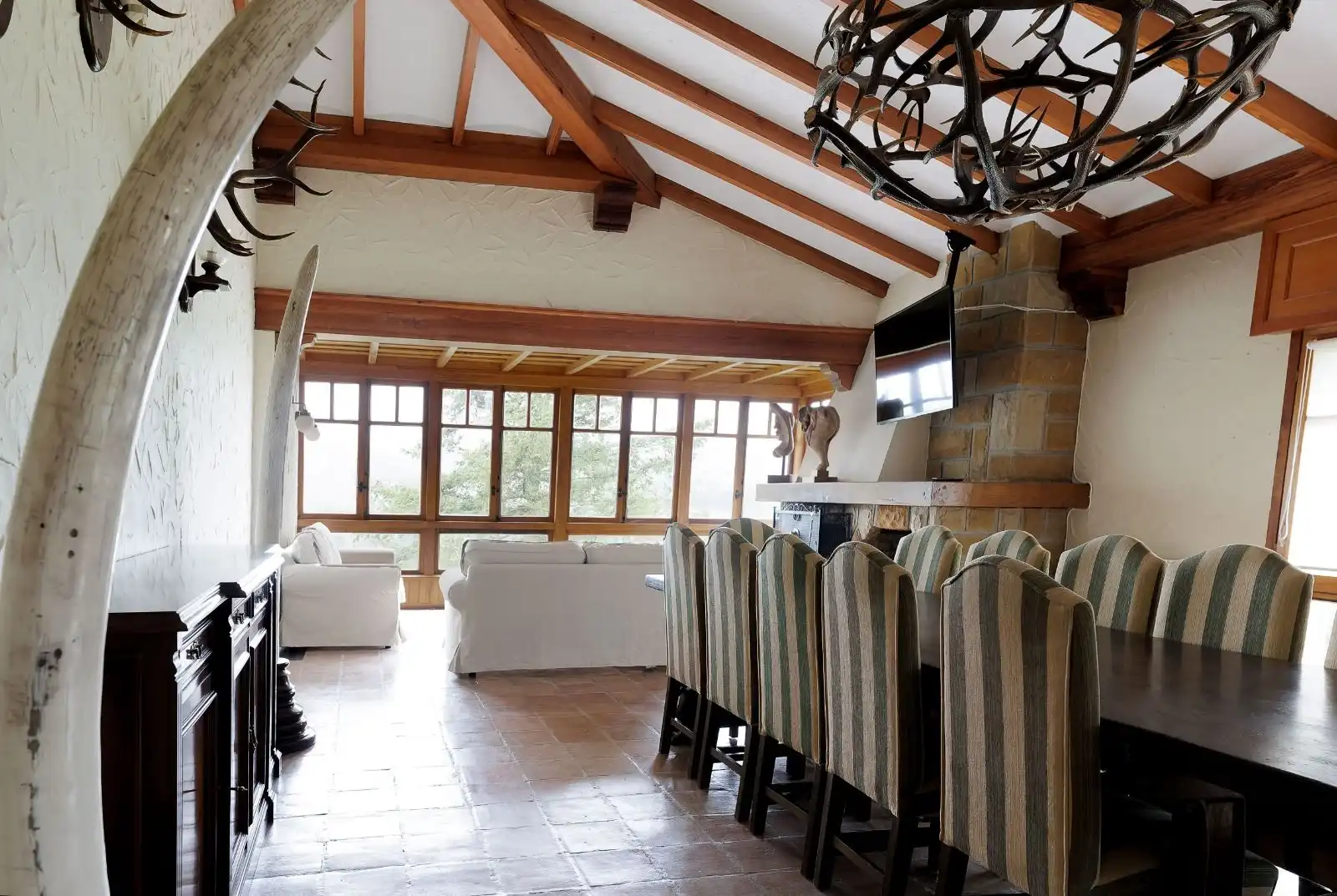 Comedor de Casa o chalet en venta en Piloña con Jardín privado, Amueblado y Alarma
