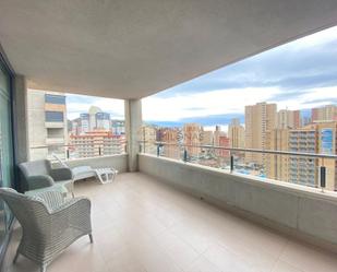 Exterior view of Apartment to rent in Benidorm  with Air Conditioner, Heating and Private garden