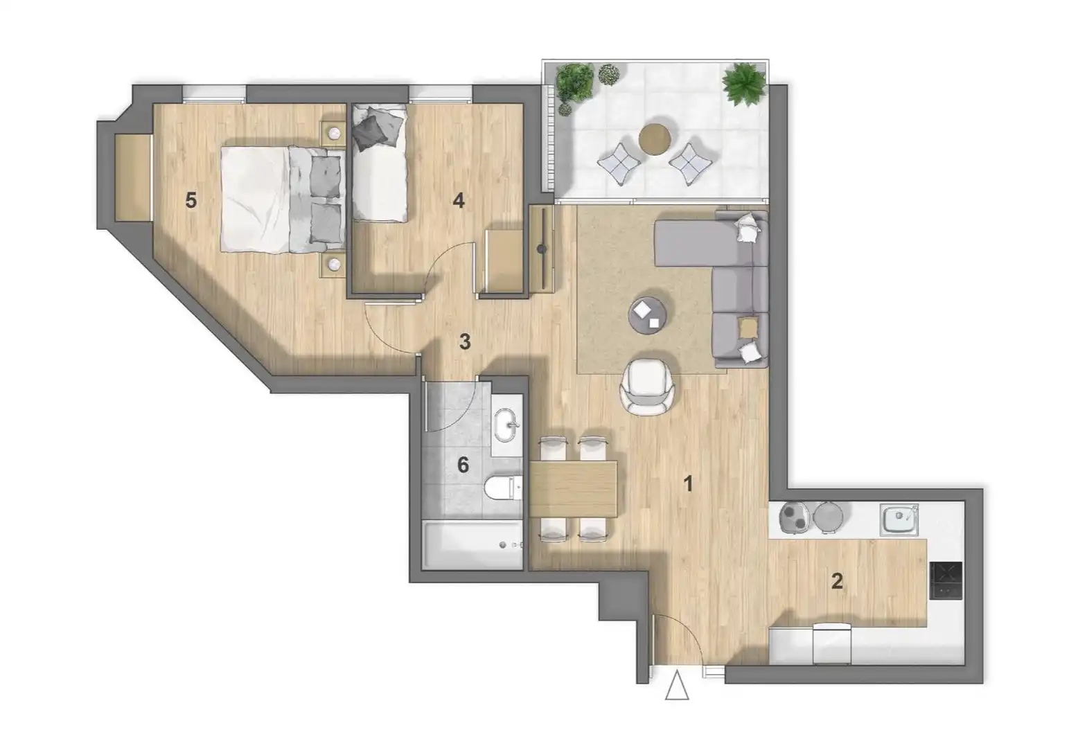 Wohnung mit Terrasse zum Verkauf in Avinguda de Josep Anselm Clavé 24, imagen 5