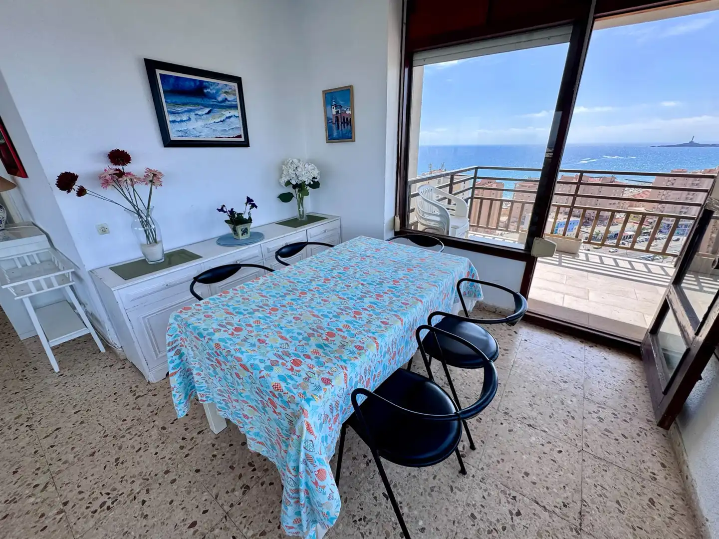 Dining room of Flat for sale in La Manga del Mar Menor  with Private garden, Terrace and Swimming Pool