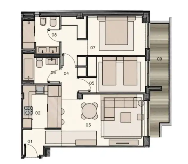 Appartement avec ascenseur à vendre à Avenida Condes de San Isidro 52, imagen 6
