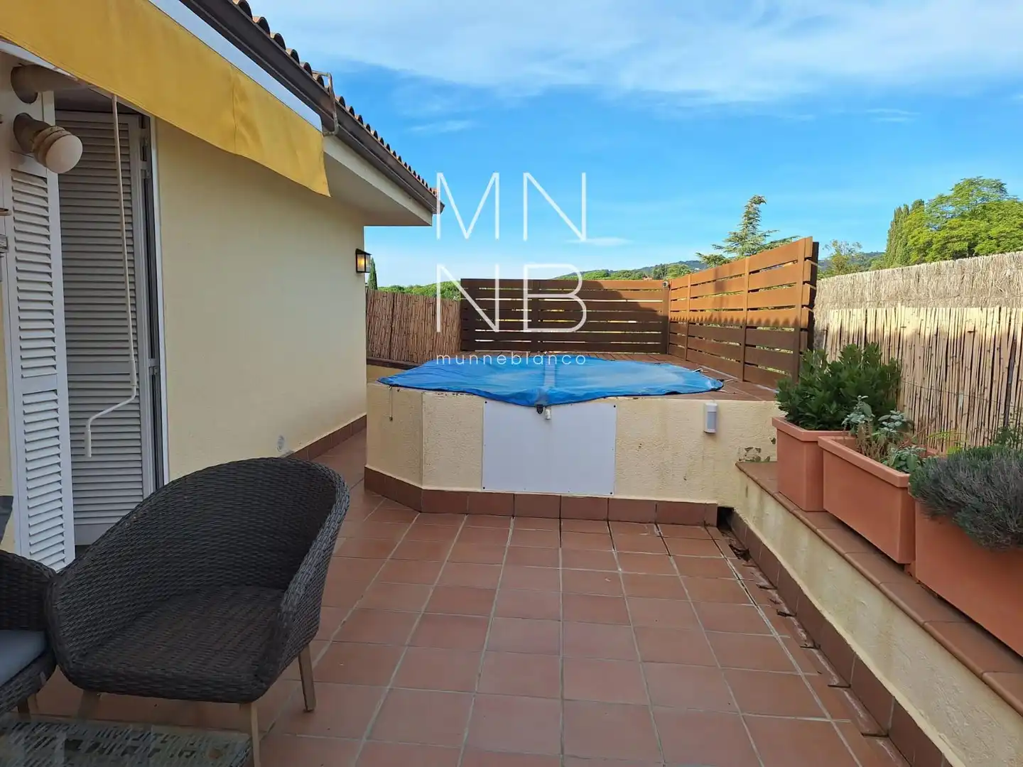 Terrasse von Dachboden zum Verkauf in Sant Vicenç de Montalt mit Klimaanlage, Heizung und Terrasse