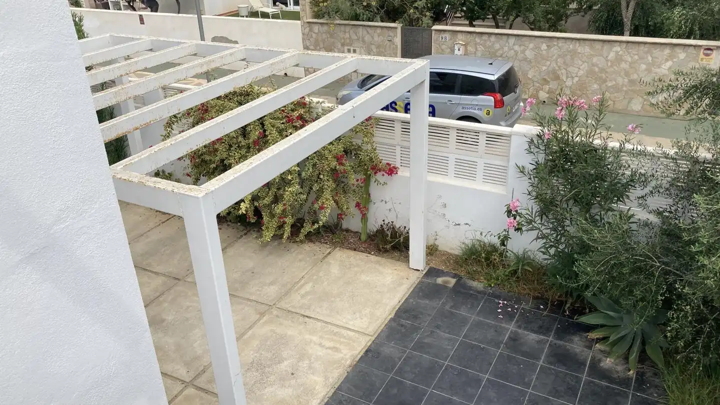 Terrassa de Casa o xalet de lloguer en Vera amb Aire condicionat, Jardí privat i Terrassa