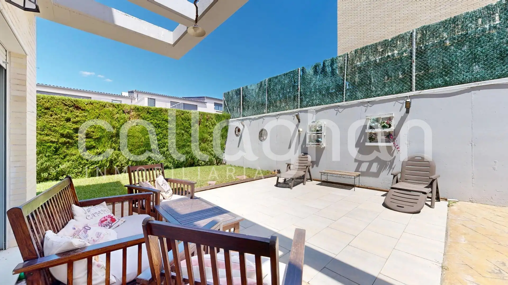Terrace of Detached homes for sale in Benaguasil  with Air Conditioner, Heating and Private garden