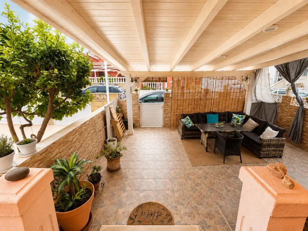 Terrassa de Casa o xalet en venda en Santa Pola amb Aire condicionat, Piscina i Piscina comunitària