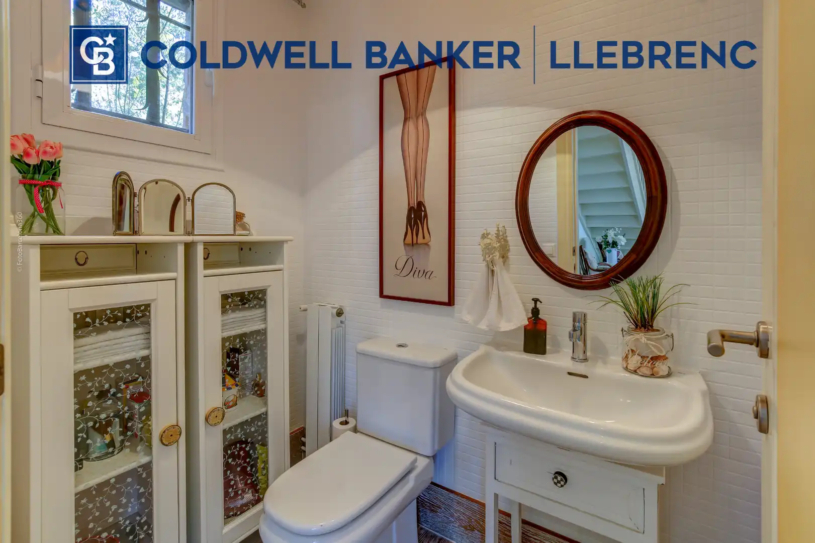 Bathroom of Houses for rent in Barcelona  with Heating, Private garden and Parquet flooring