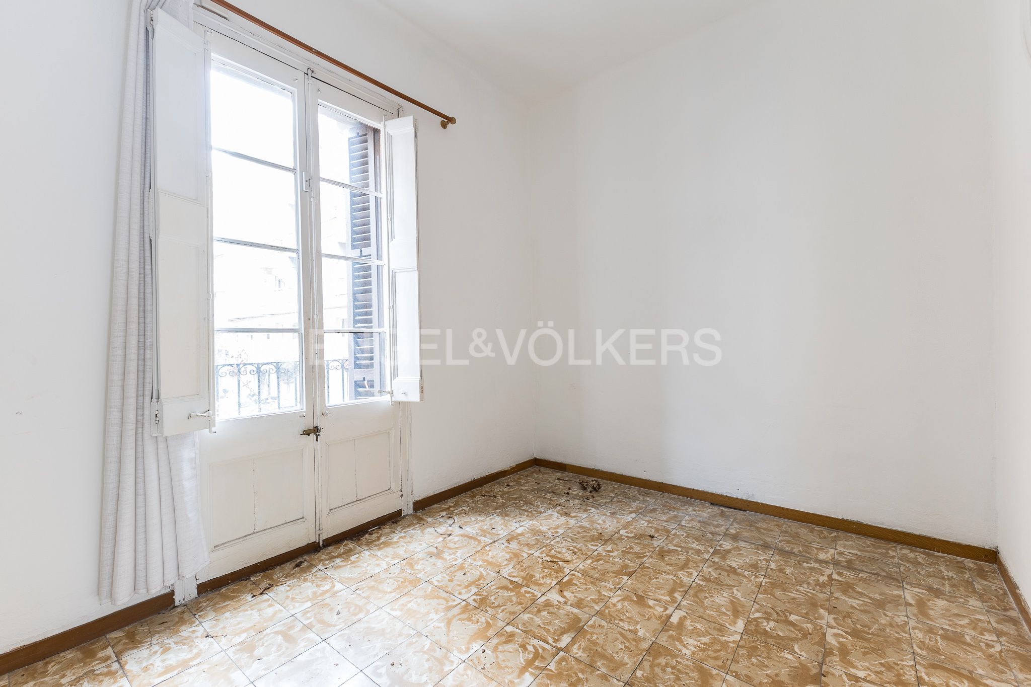 Bedroom of Apartment for sale in  Barcelona Capital  with Heating, Private garden and Terrace