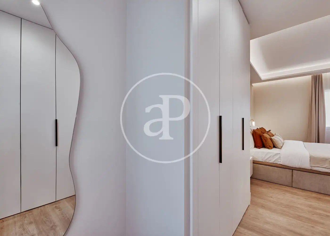 Schlafzimmer von Wohnung zum Verkauf in Madrid mit Klimaanlage, Heizung und Möbliert