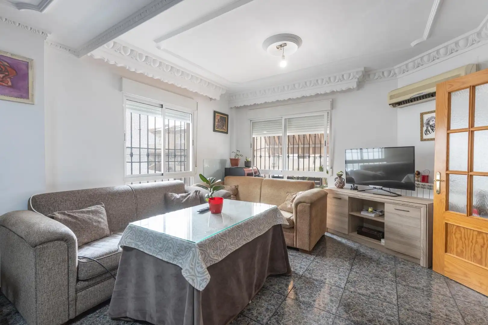 Living room of Detached homes for sale in Atarfe  with Air Conditioner, Heating and Private garden