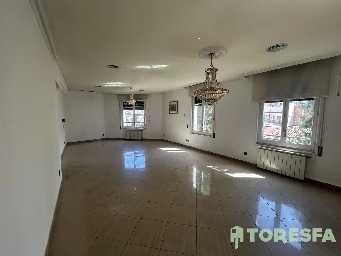 Sala de estar de Ático en venta en Granollers con Calefacción y Terraza