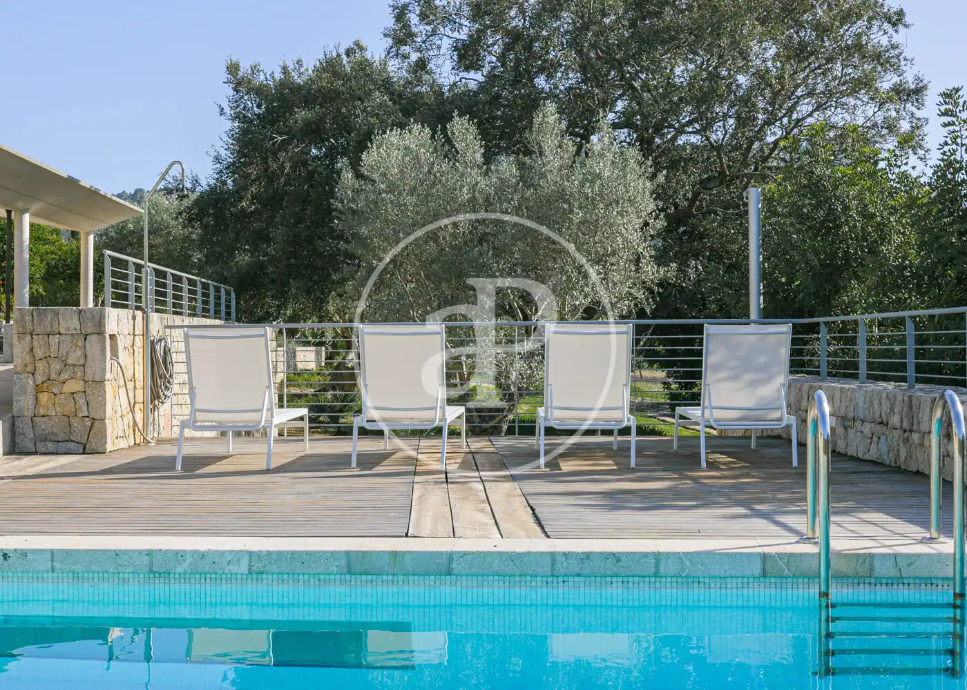 Swimming pool of Houses for rent in Pollença  with Air Conditioner, Heating and Private garden