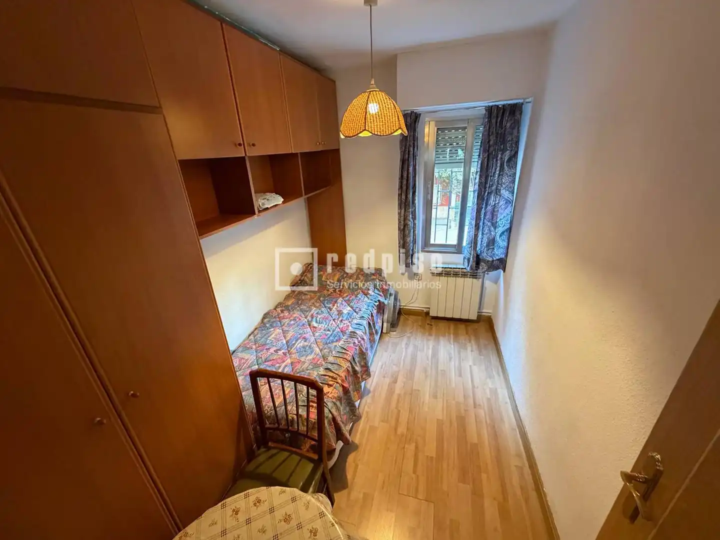 Schlafzimmer von Wohnung zur Miete in Madrid mit Heizung und Terrasse