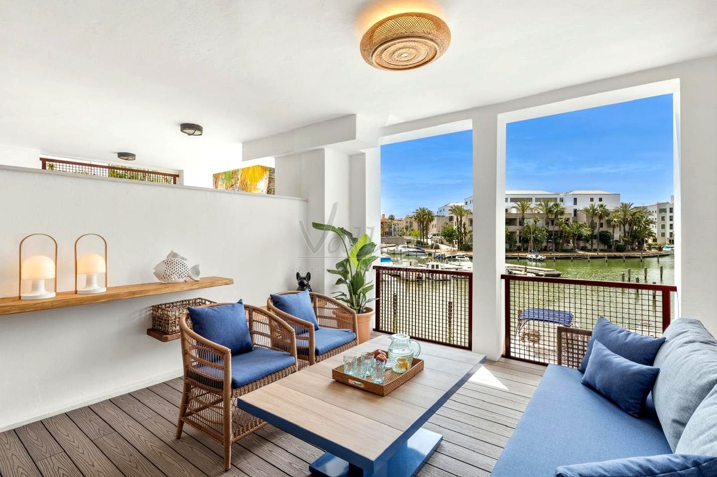 Terrassa de Apartament de lloguer en Sotogrande amb Aire condicionat, Terrassa i Moblat