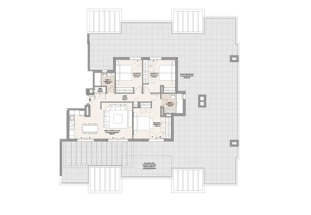 Appartement compact avec piscine à vendre à Mezquitilla, imagen 11