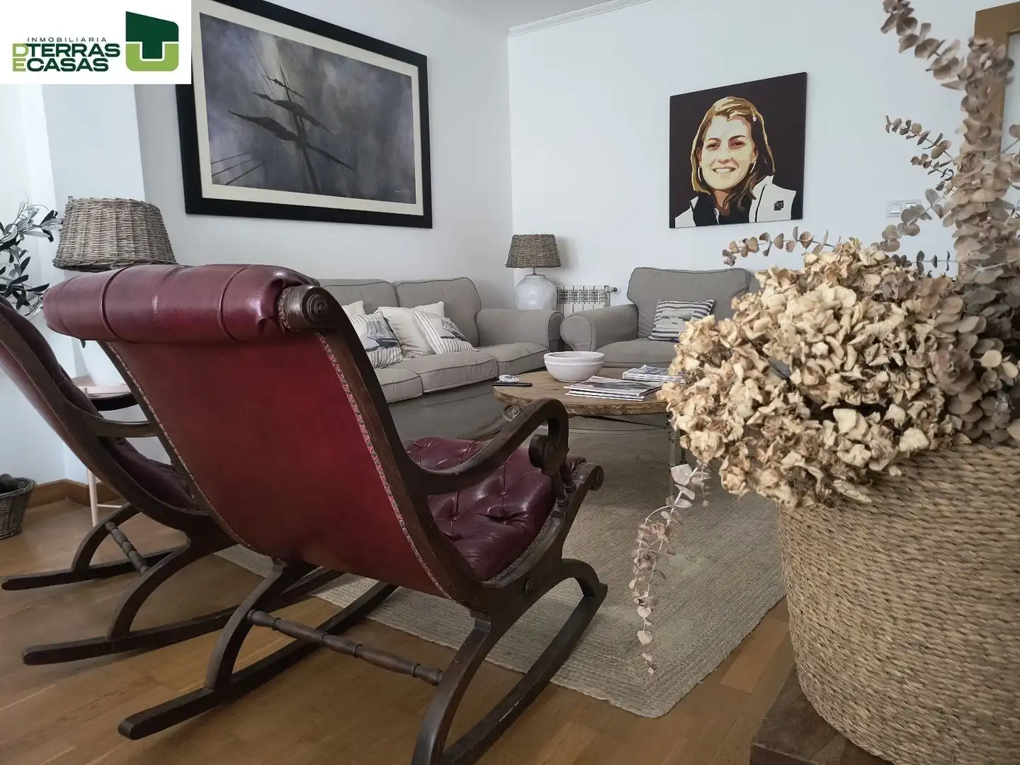 Living room of Flat for rent in Bueu  with Air Conditioner, Heating and Furnished