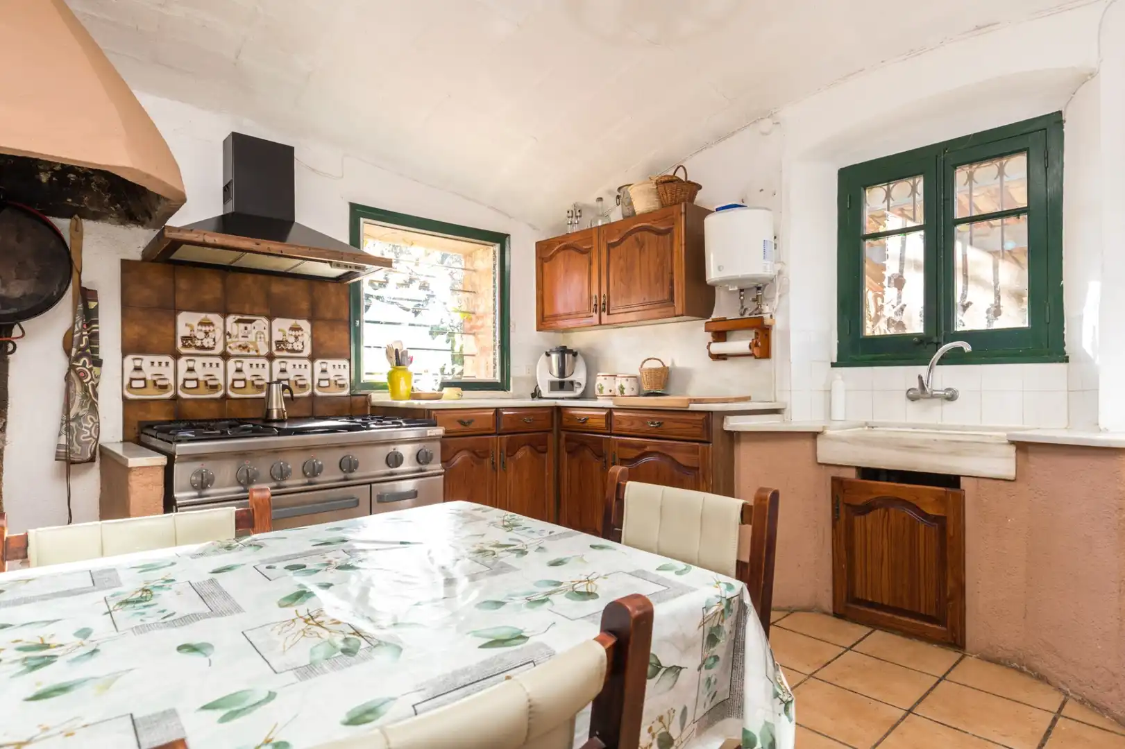 Cocina de Finca rústica en venta en Llagostera con Calefacción, Terraza y Trastero