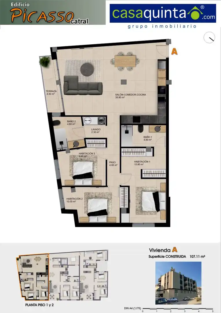 Flat for sale in Catral  with Heating and Swimming Pool