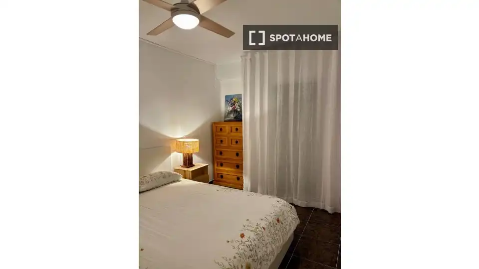 Bedroom of Flat for rent in Cullera  with Air Conditioner, Heating and Furnished
