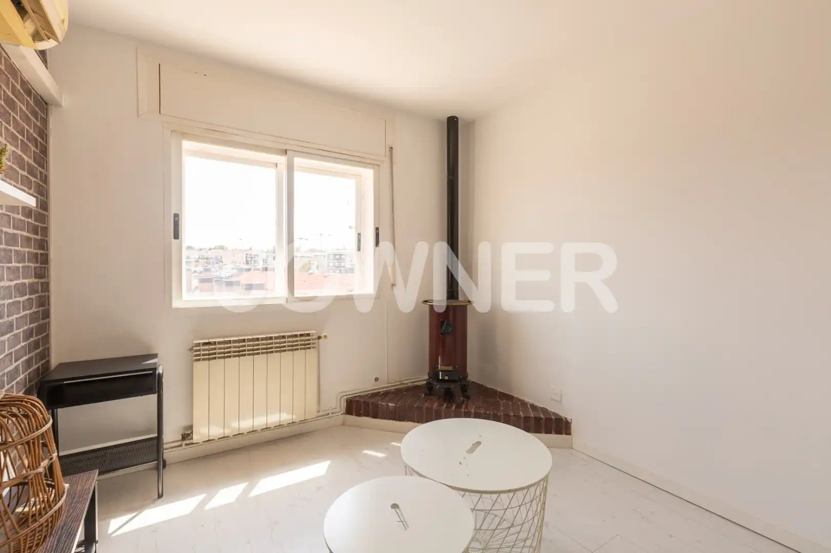 Sala de estar de Ático de alquiler en Pozuelo de Alarcón con Aire acondicionado, Terraza y Amueblado