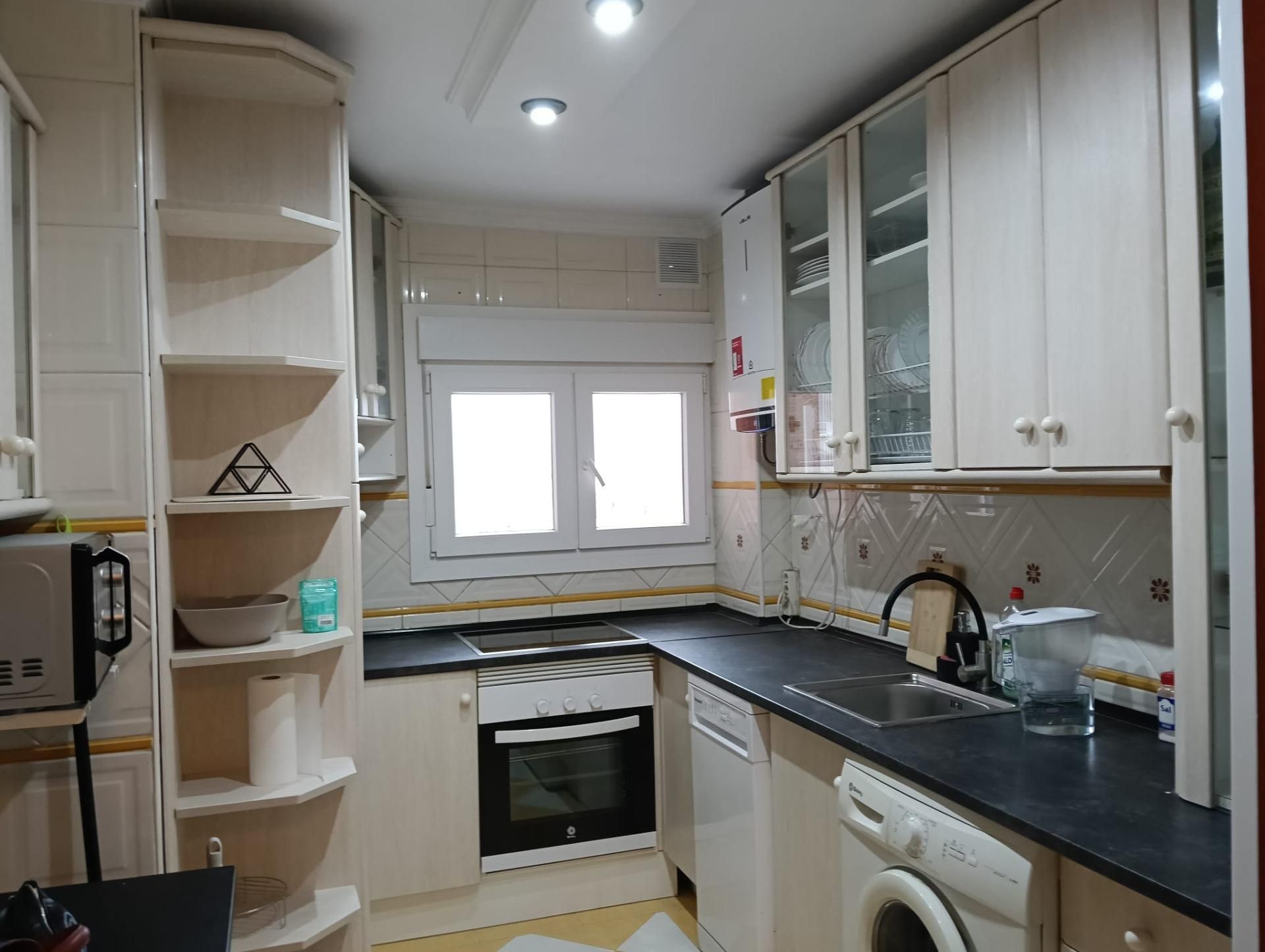 Kitchen of Flat to rent in Málaga Capital  with Furnished