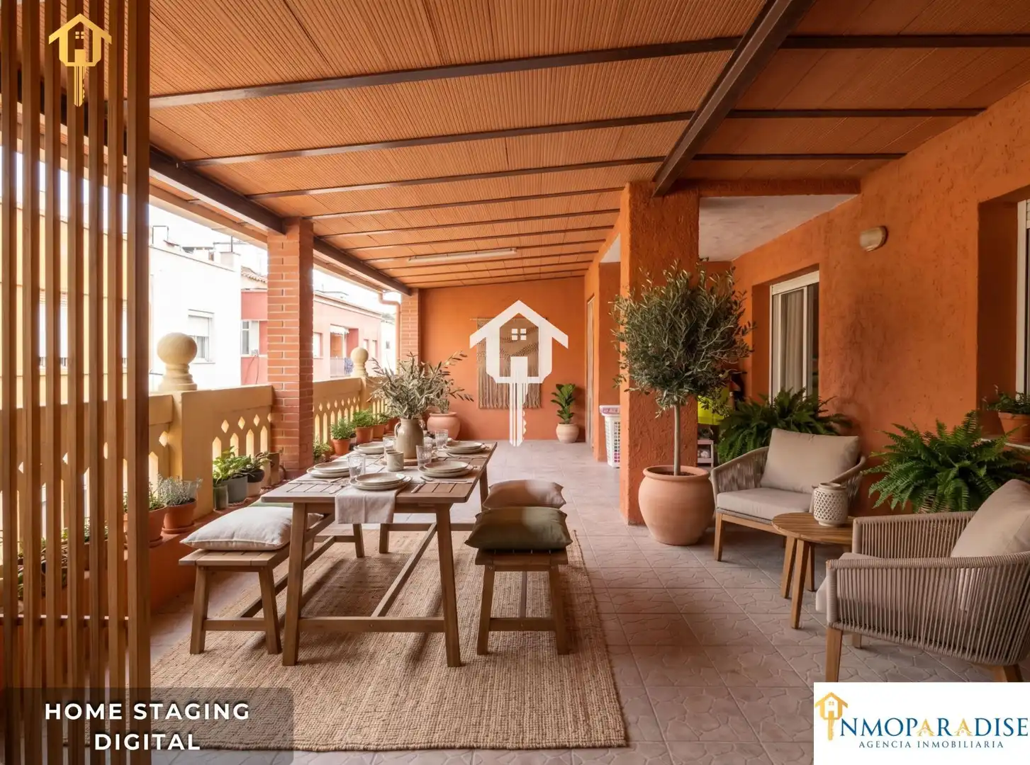 Terraza de Casa adosada en venta en Alicante / Alacant