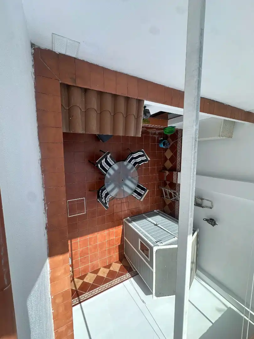 Terrassa de Casa o xalet en venda en Camas amb Aire condicionat, Parquet i Terrassa