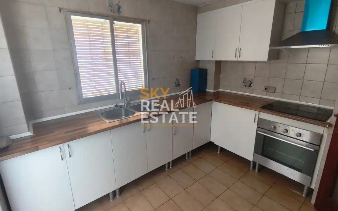 Kitchen of Flat for sale in Dénia  with Air Conditioner, Oven and Washing machine