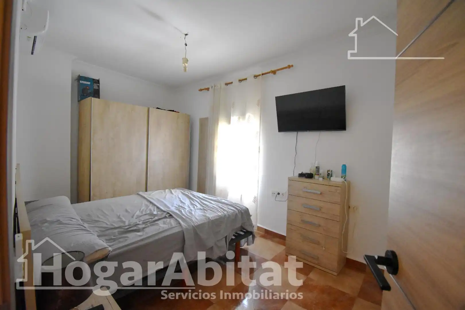 Schlafzimmer von Wohnung zum Verkauf in Alzira mit Klimaanlage, Heizung und Terrasse