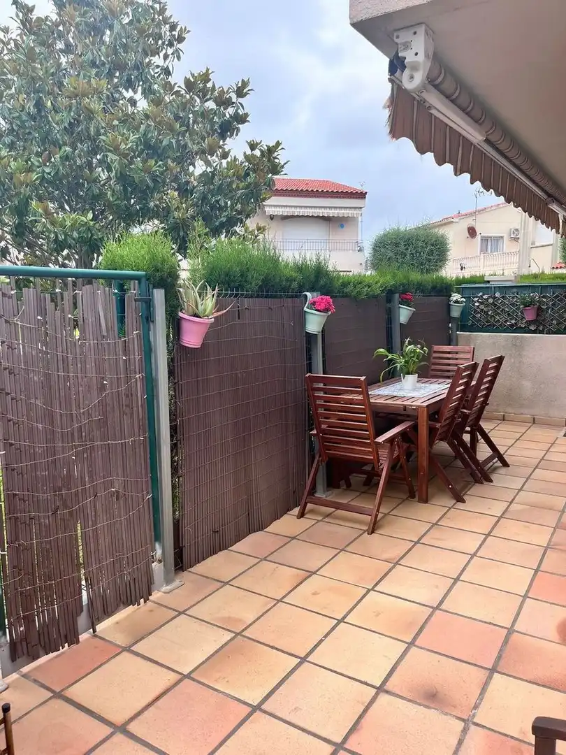 Terrasse von Haus oder Chalet zum Verkauf in Mont-roig del Camp mit Abstellraum und Gemeinschaftspool