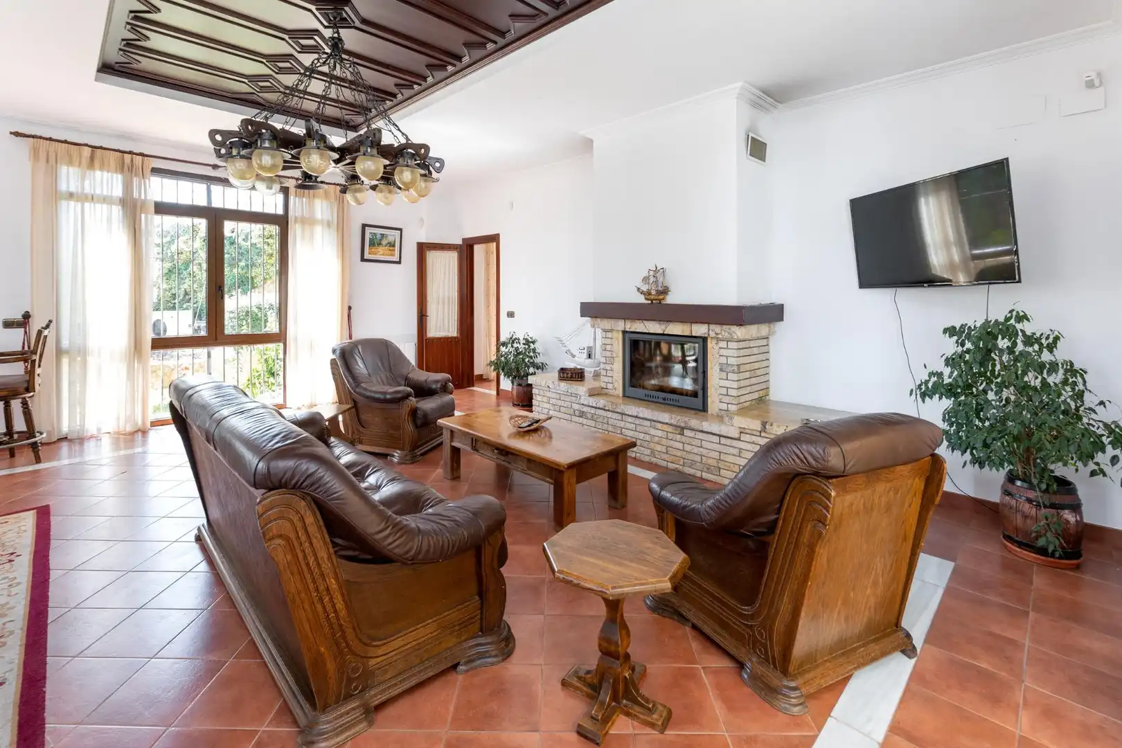 Sala de estar de Casa o chalet en venta en Villa de Otura con Aire acondicionado, Jardín privado y Terraza