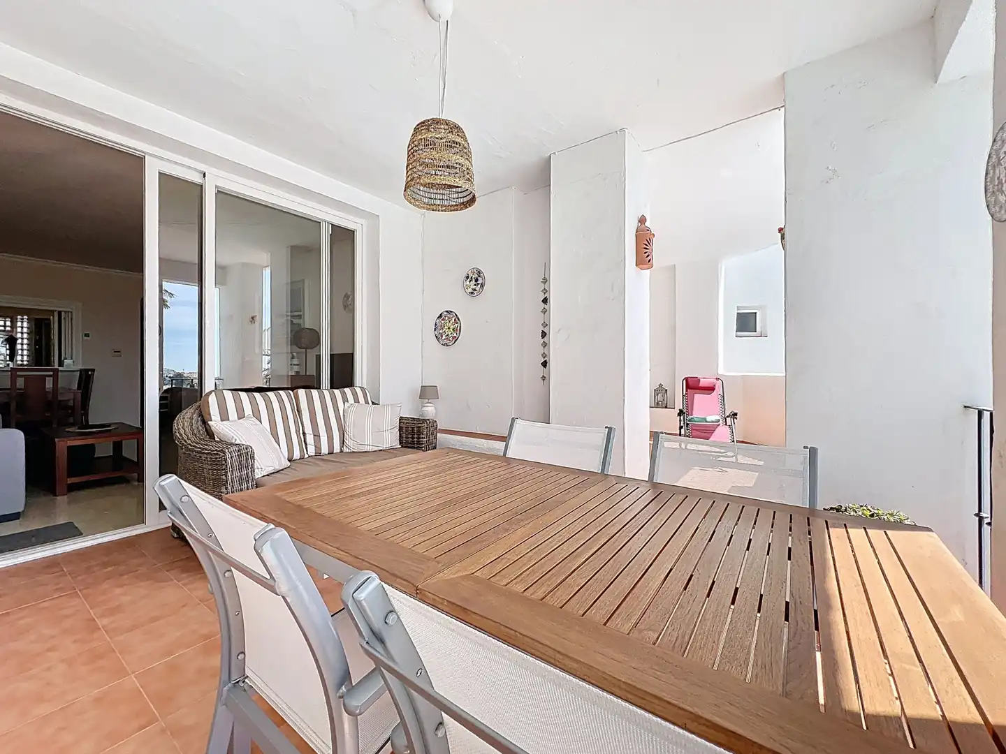 Terraza de Apartamento en venta en Manilva con Aire acondicionado, Terraza y Piscina
