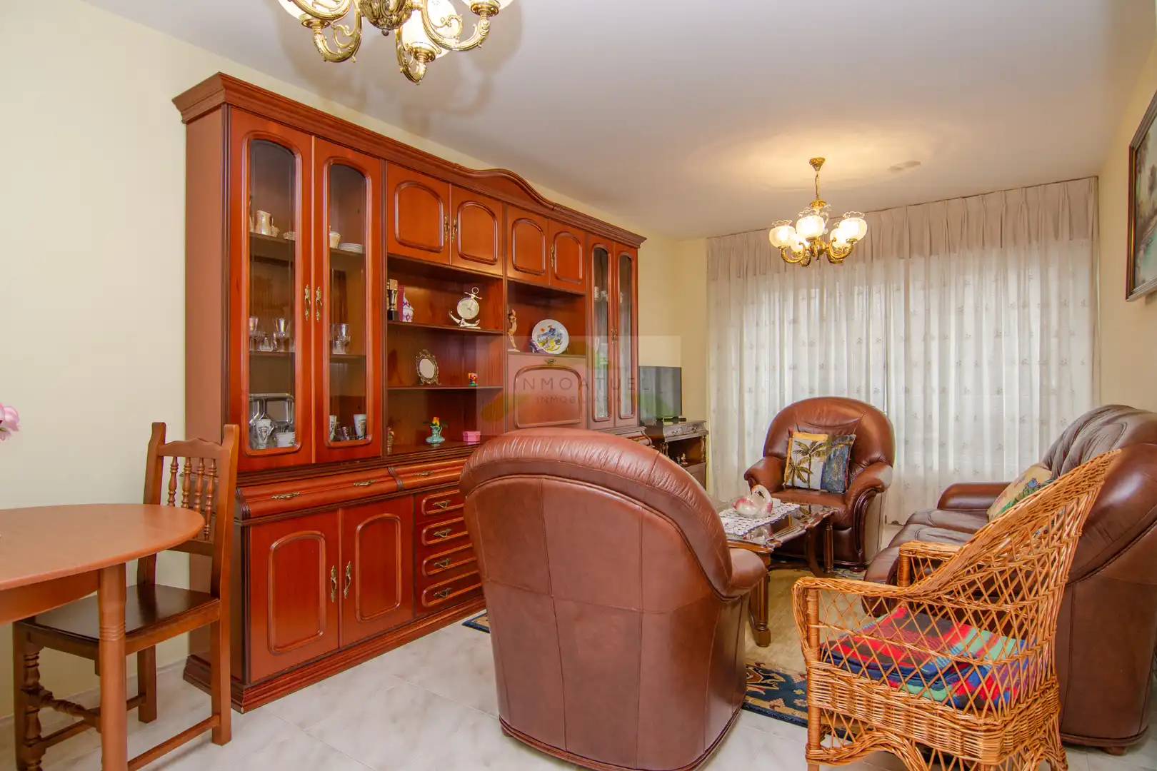 Sala de estar de Piso en venta en A Coruña Capital  con Calefacción, Parquet y Trastero