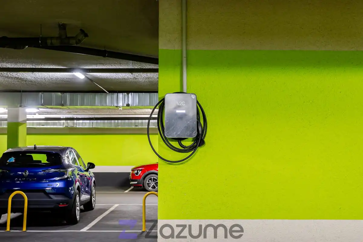 Parkplatz von Wohnung zur Miete in Madrid mit Klimaanlage, Privatgarten und Schwimmbad