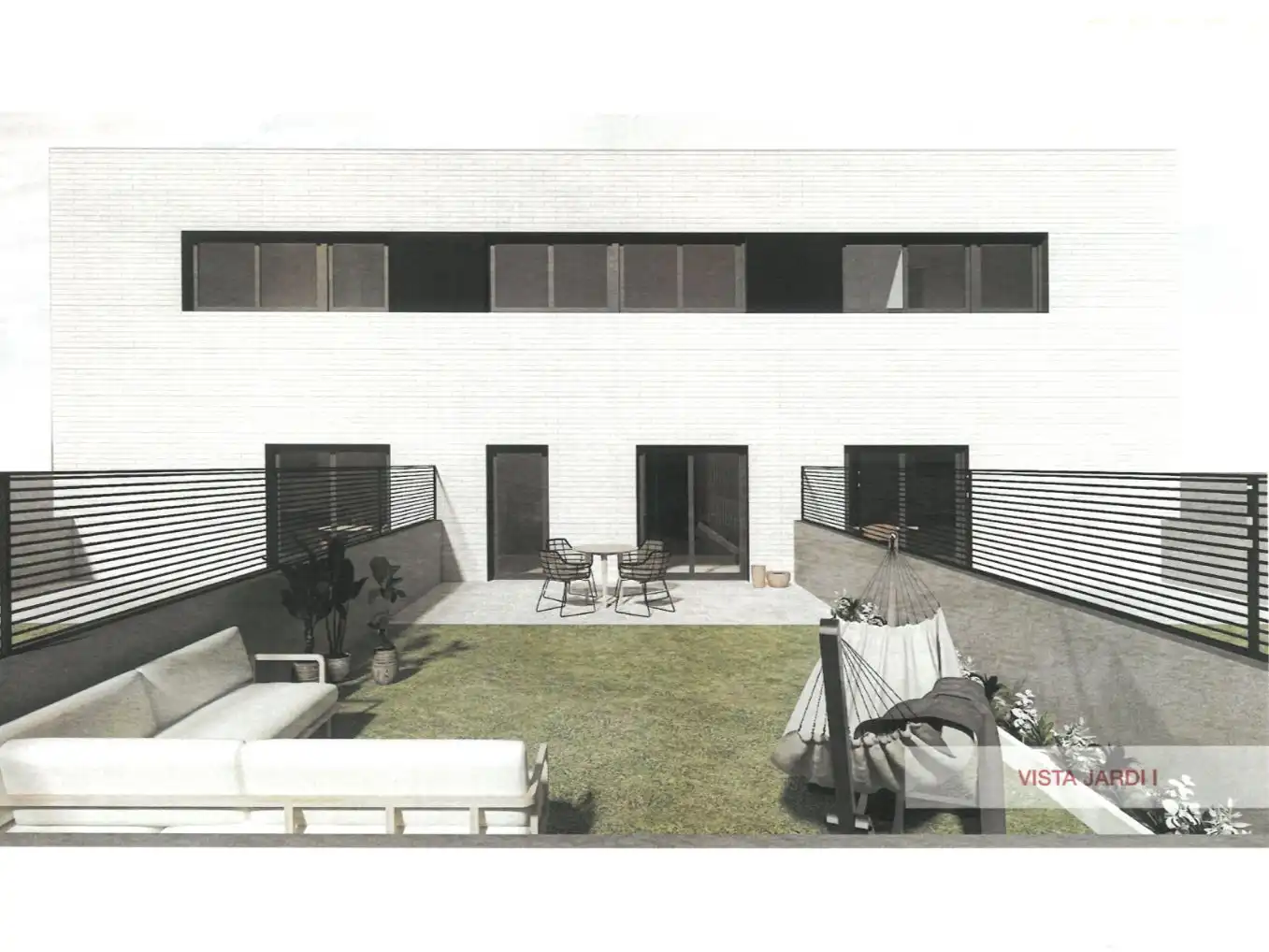 Adossat amb jardí en venda a Narcis Monturiol 3A