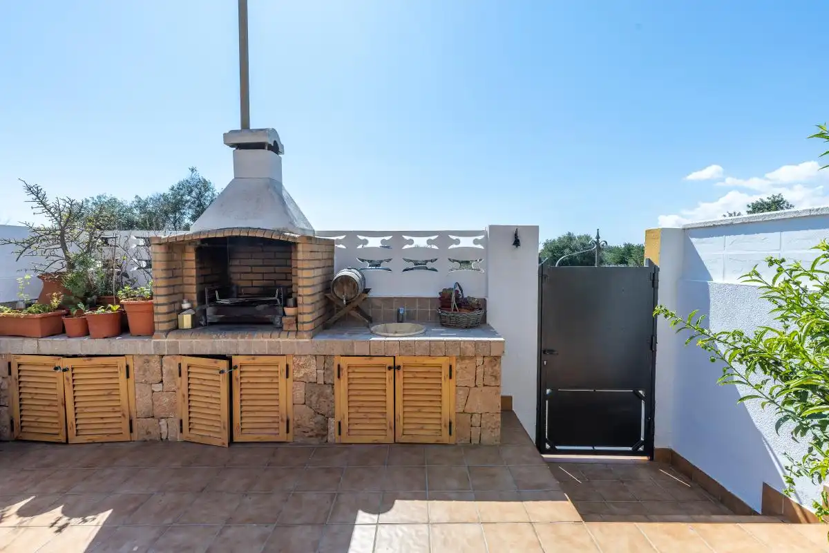 Terraza de Casa adosada en venta en Eivissa con Aire acondicionado, Calefacción y Jardín privado