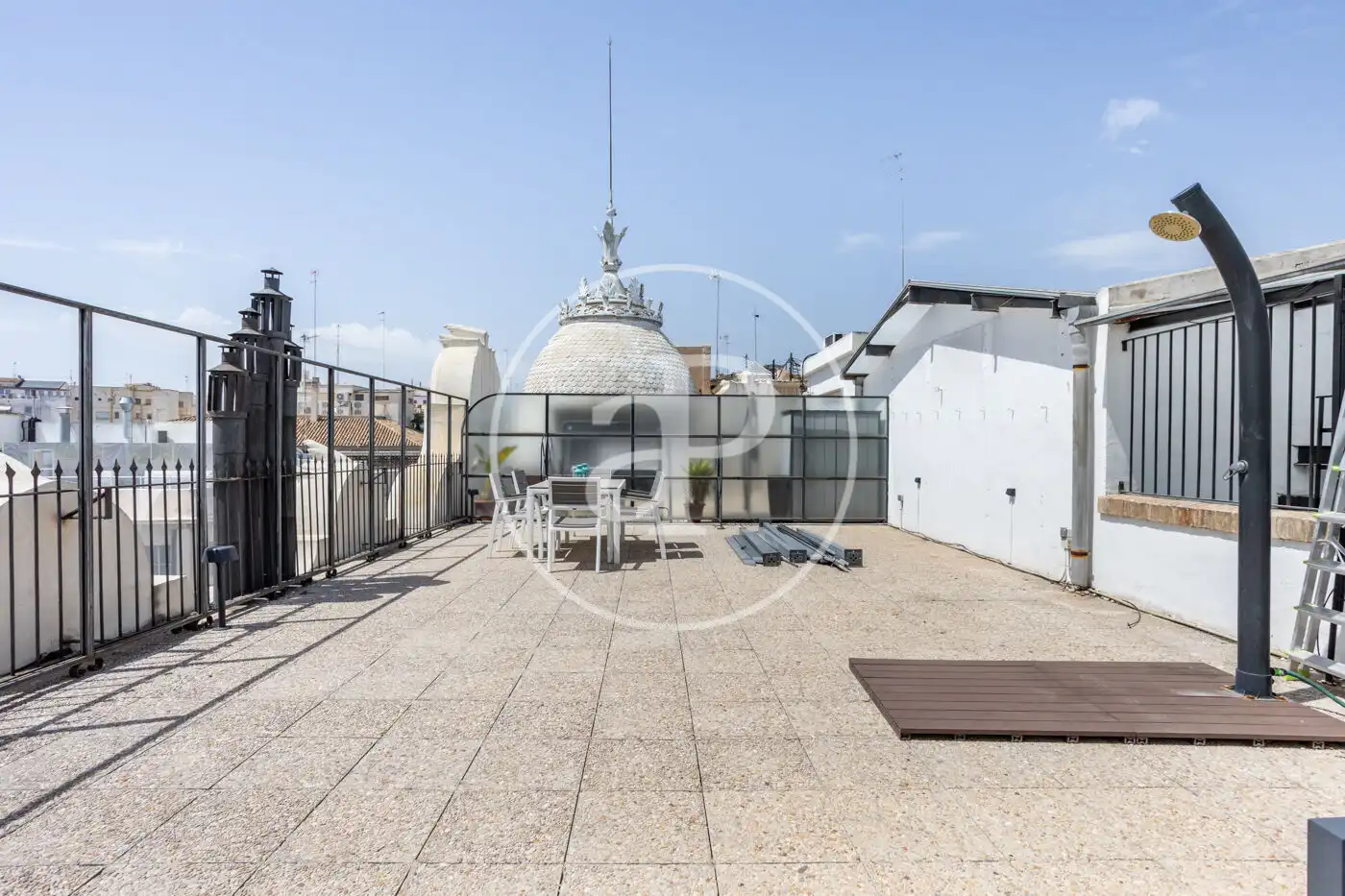 Terrace of Attic for rent in Valencia  with Air Conditioner, Heating and Terrace