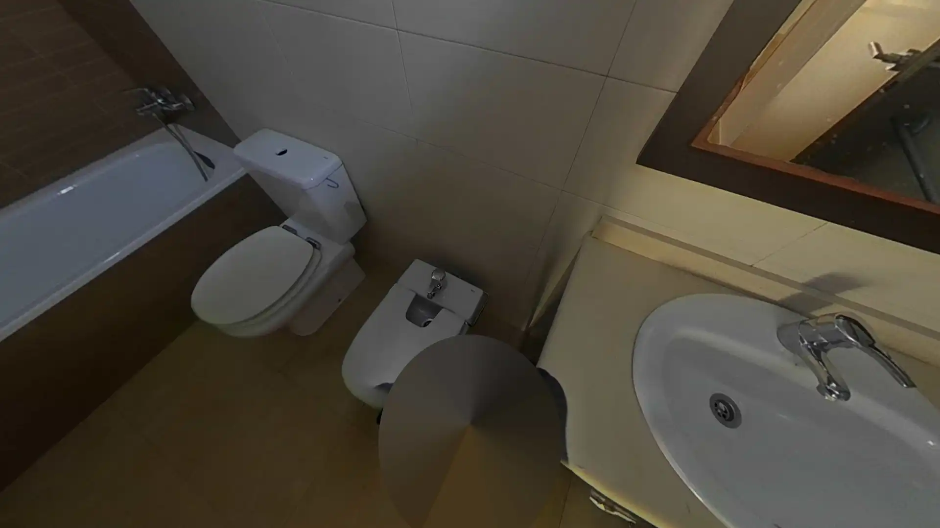 Badezimmer von Wohnung zum Verkauf in Torredembarra mit Klimaanlage und Terrasse