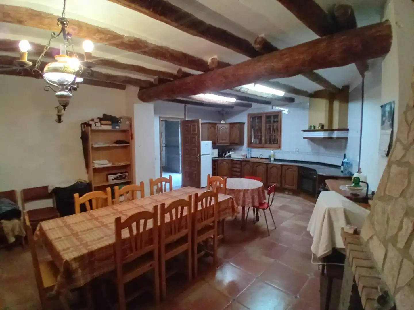 Cuina de Finca rústica en venda en Alcarràs amb Jardí privat