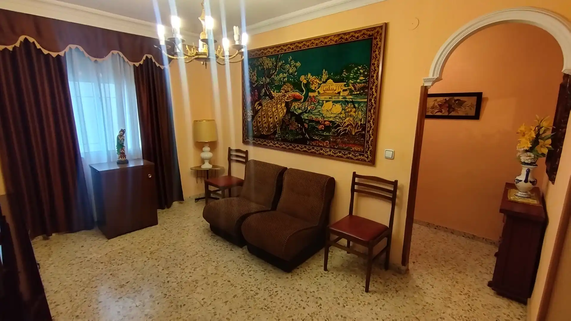 Living room of Flat for sale in Sevilla  with Air Conditioner and Terrace