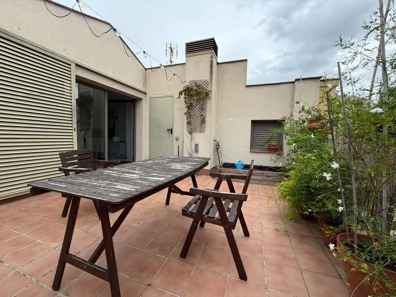 Terrace of Attic for rent in Barcelona  with Air Conditioner, Parquet flooring and Terrace