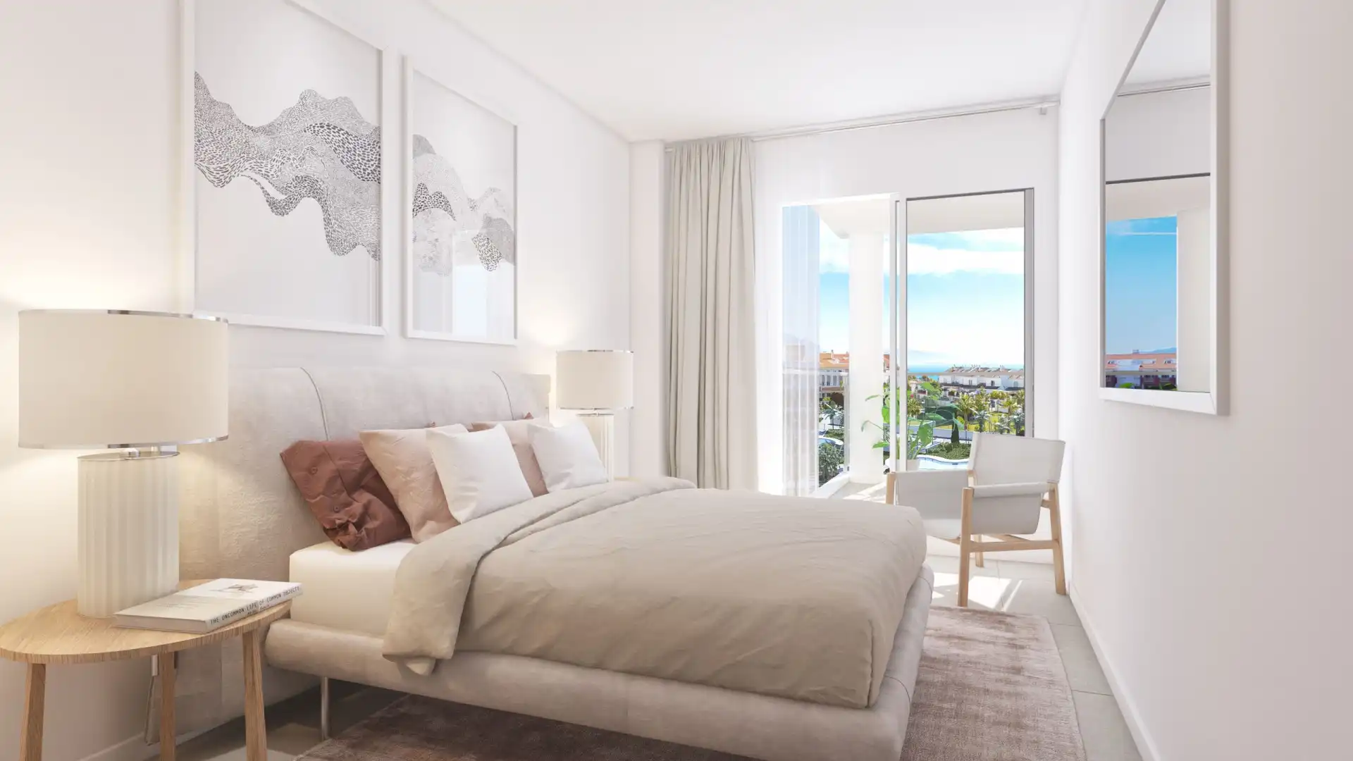 Dormitori de Apartament en venda en Manilva amb Aire condicionat, Calefacció i Terrassa