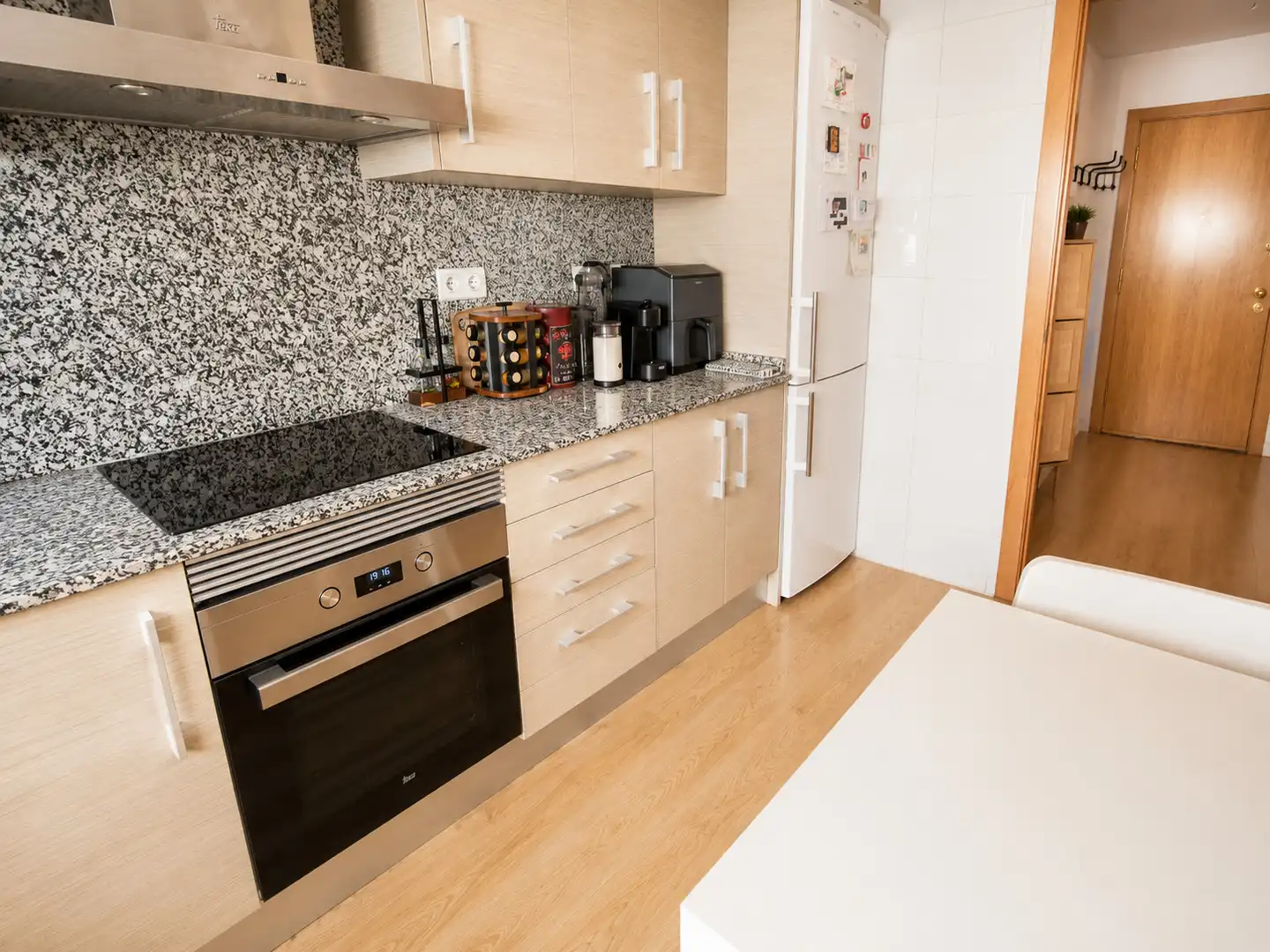 Kitchen of Flat for sale in Sabadell  with Air Conditioner, Heating and Parquet flooring