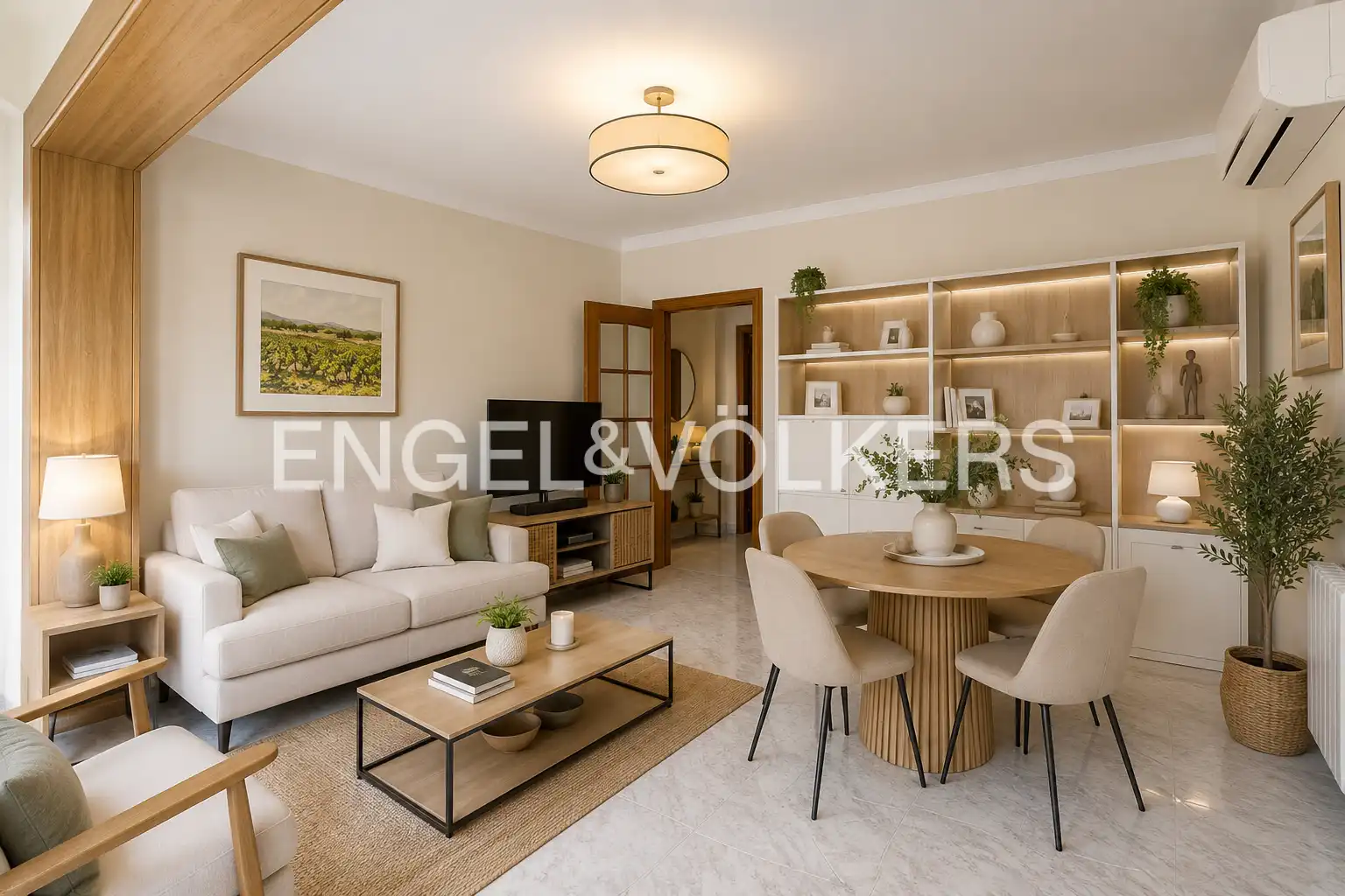 Wohnzimmer von Wohnung zum Verkauf in Barcelona mit Heizung und Balkon