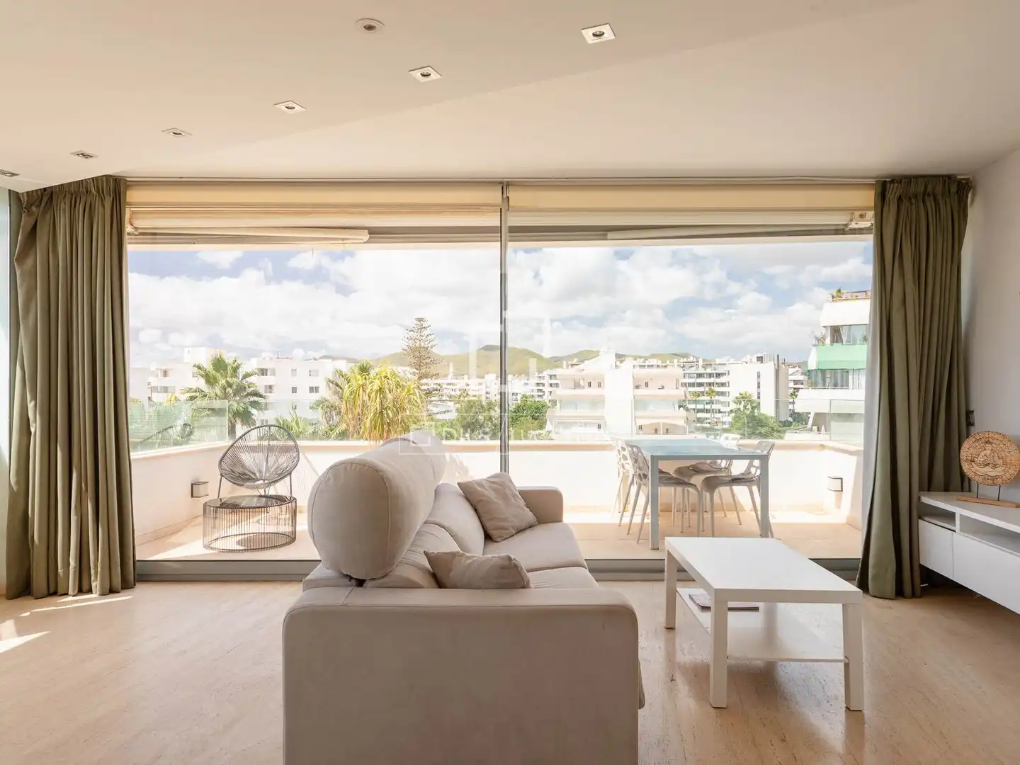 Terrace of Flat for sale in Eivissa  with Air Conditioner, Swimming Pool and Furnished