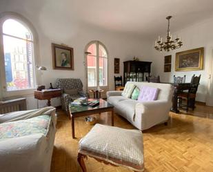 Living room of Flat for sale in  Barcelona Capital  with Air Conditioner, Heating and Parquet flooring