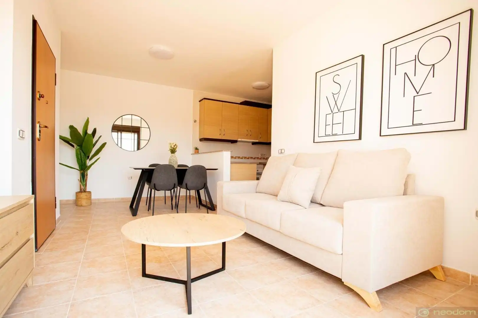 Wohnzimmer von Wohnung zum Verkauf in Águilas mit Möbliert